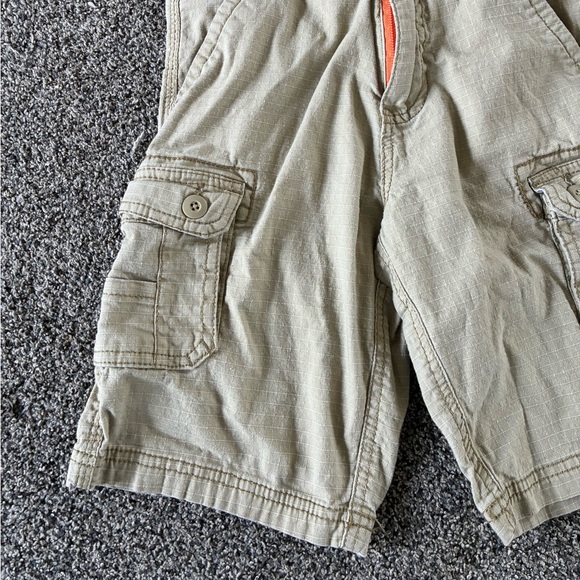 Wear First Boy’s Tan Khaki Cargo Shorts, Size 6 - Picture 2 of 11